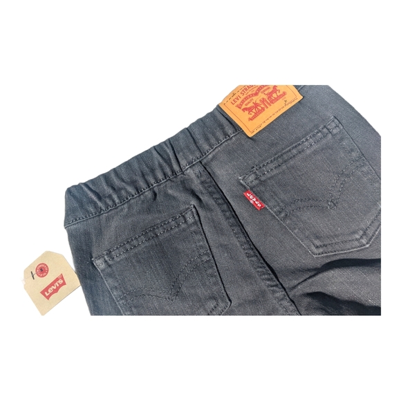 Levi's size 3T Black/Gray Pull-on Jeans - Picture 5 of 5